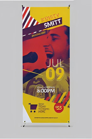 縦長のポスターの写真