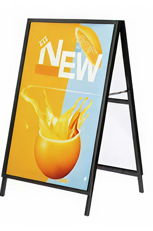 イーゼル看板の写真